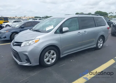 2018 Toyota Sienna Le 8 Passenger from USA, damaged, VIN 5TDKZ3DC5JS939275